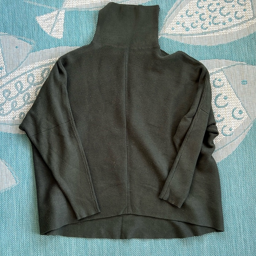 Long turtleneck sweater
